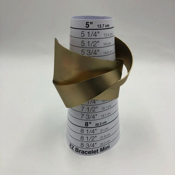 Metal Art Women's Gold Tone Cuff Braided Statement Bracelet Fashion Jewelry - Picture 8 of 12